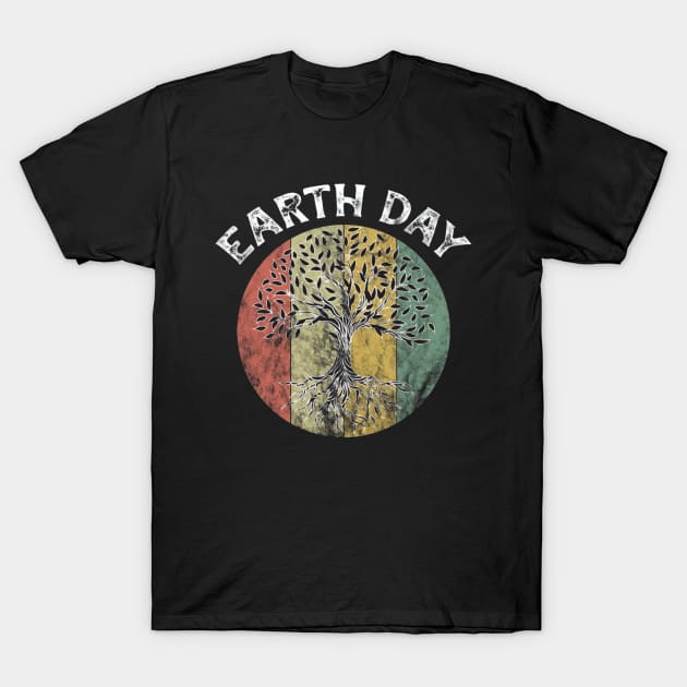 Earth Day Planet Anniversary Earth Day Everyday vintage T-Shirt by pht